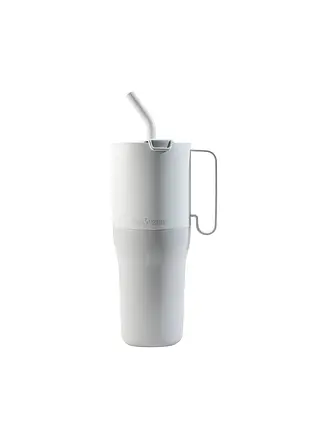 KLEAN KANTEEN | Thermobecher Rise Tumbler 1064ml mit Flip Lid Deckel und Trinkhalm Edelstahl | 